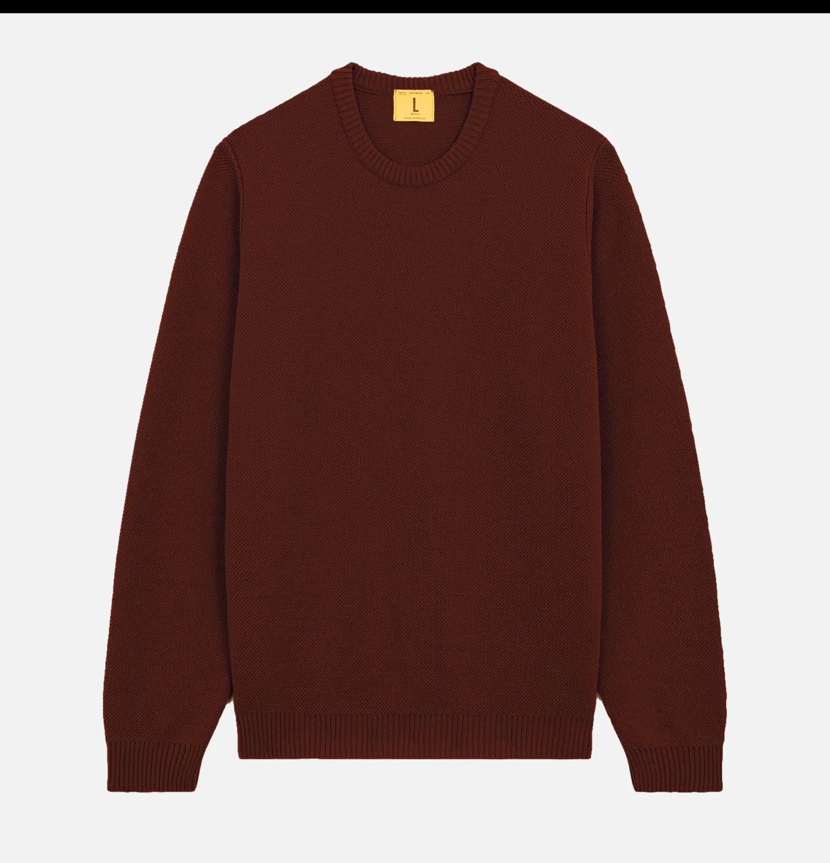 NITTO KNITWEAR Pulls & Cardigans<Pull Youri Col Rond Brique