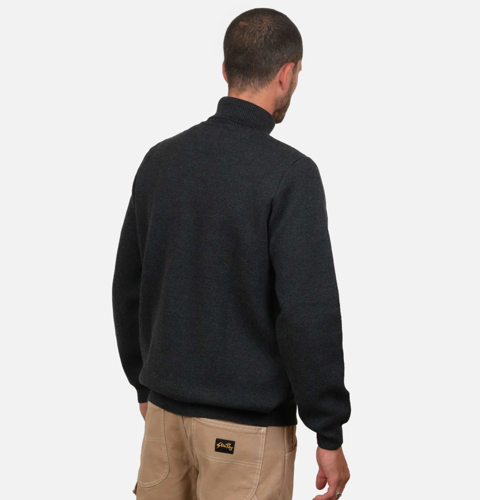 NITTO KNITWEAR Pulls & Cardigans<Pull Youri Col Roule Charcoal