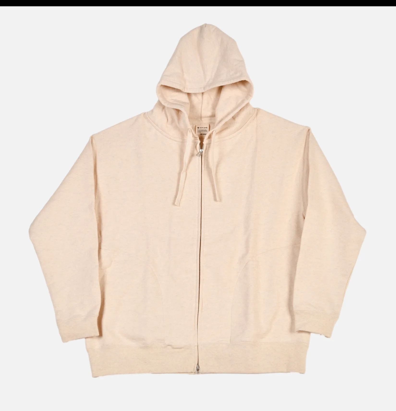 SNOW PEAK Sweats & Polaires<Recycled Cotton Zipup Hoodie Oat