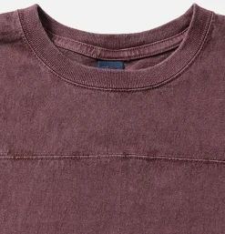 GOOD ON T-shirts<80s Football Tee Bordeaux