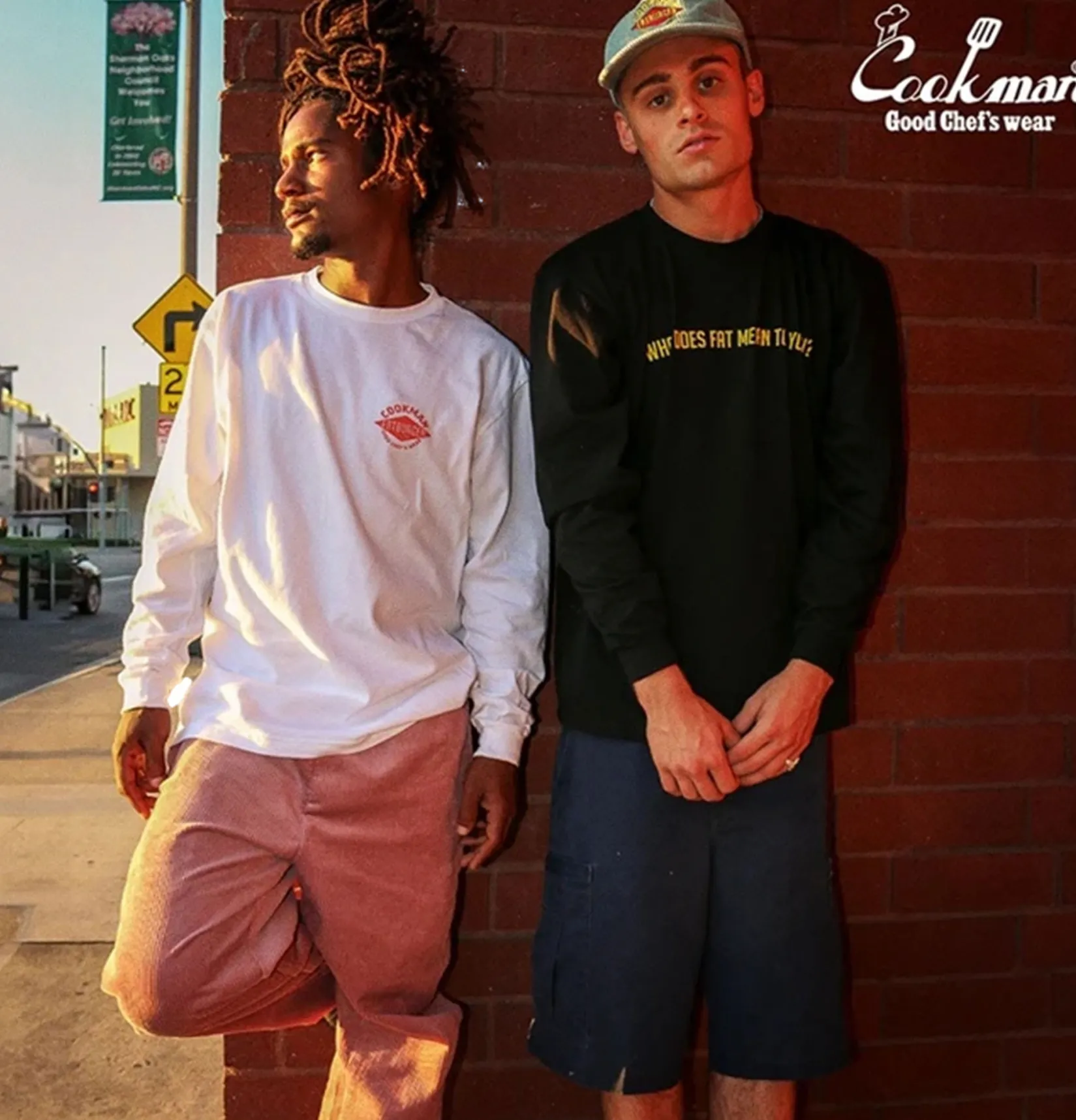 COOKMAN T-shirts<Tee Shirt Long Sleeves Fat Topping