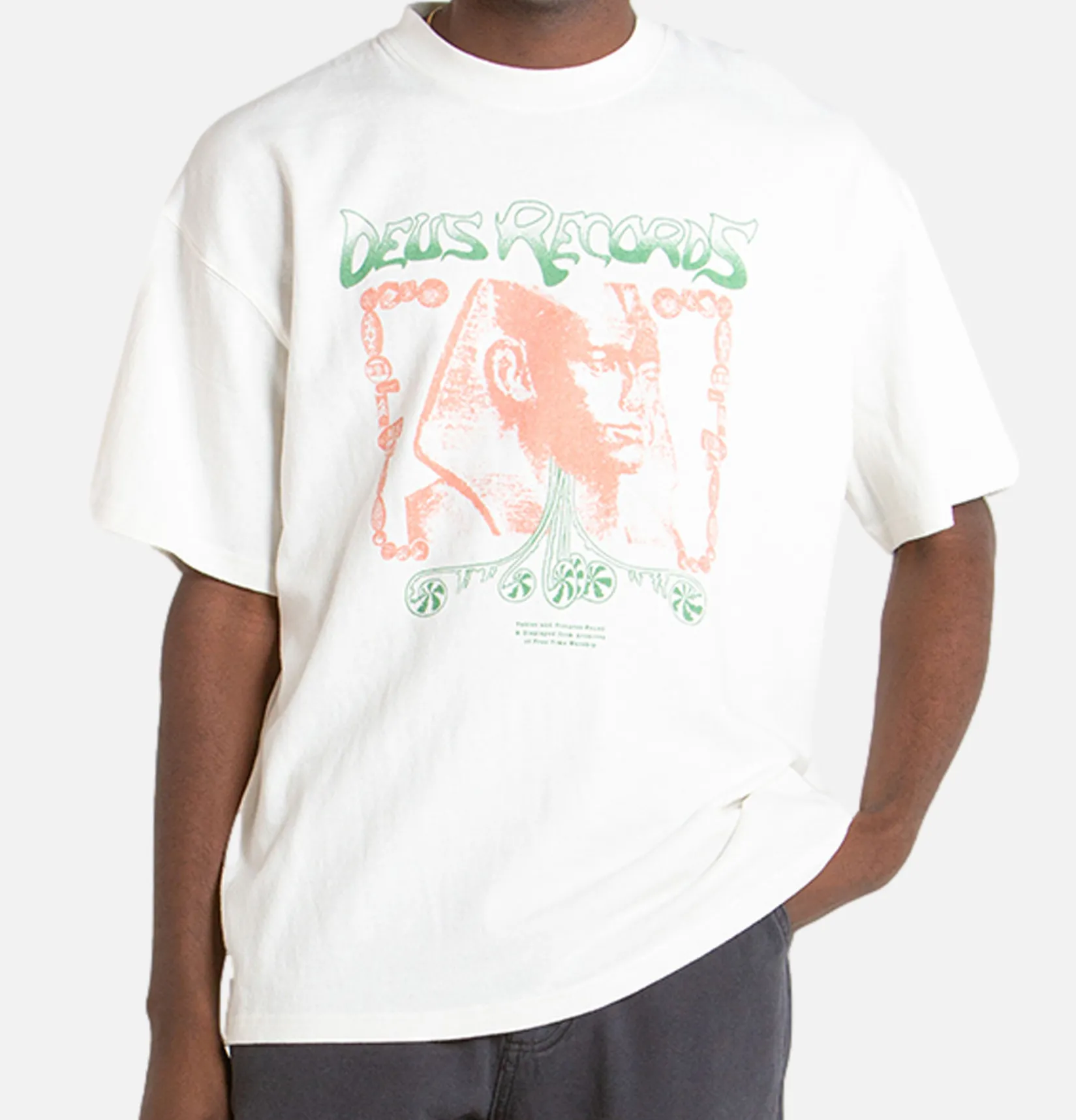DEUS T-shirts<Time Worship Tee Vintage White
