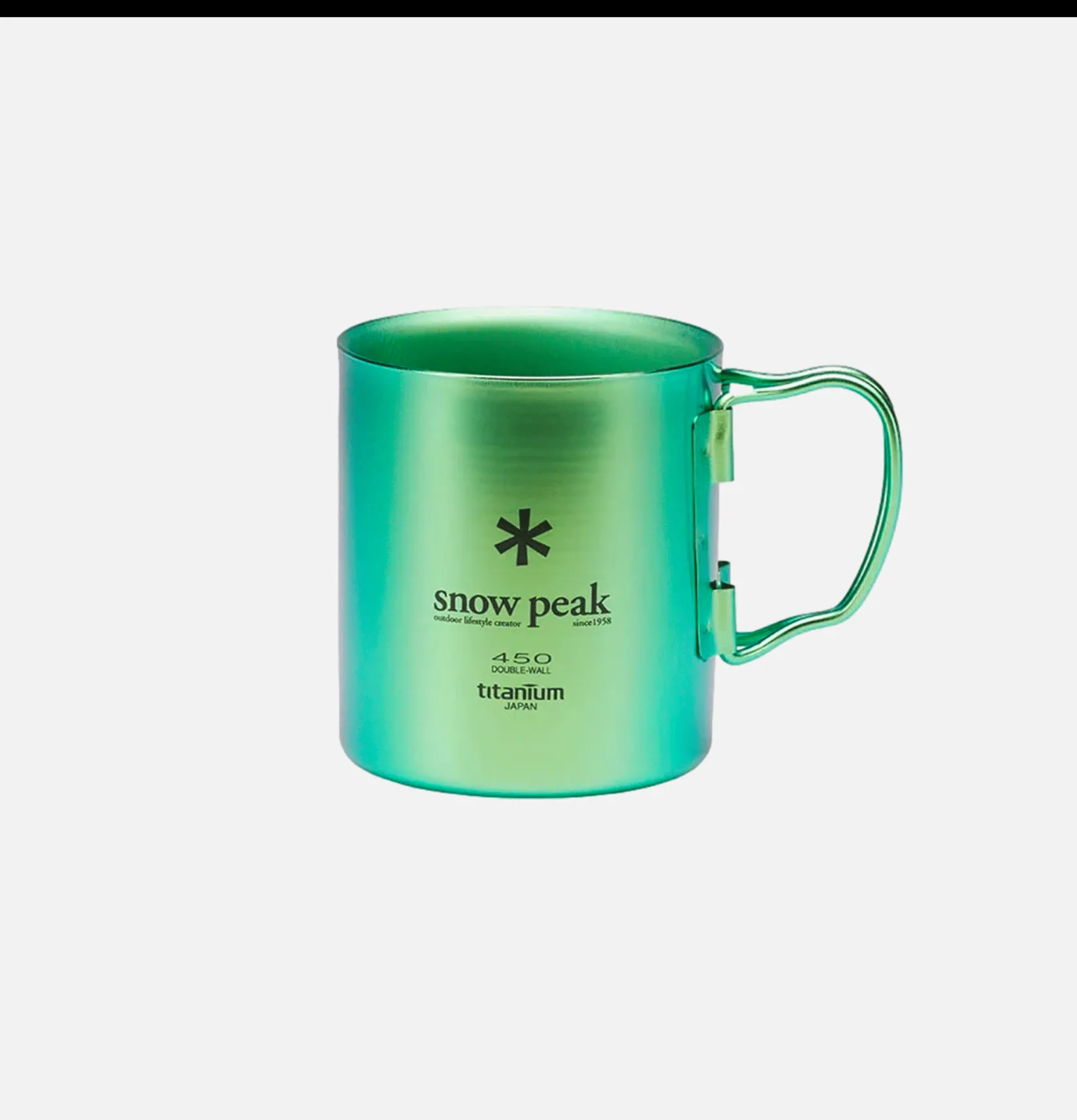 SNOW PEAK Maison|Outdoor<Titanium Single Cup 450 Green
