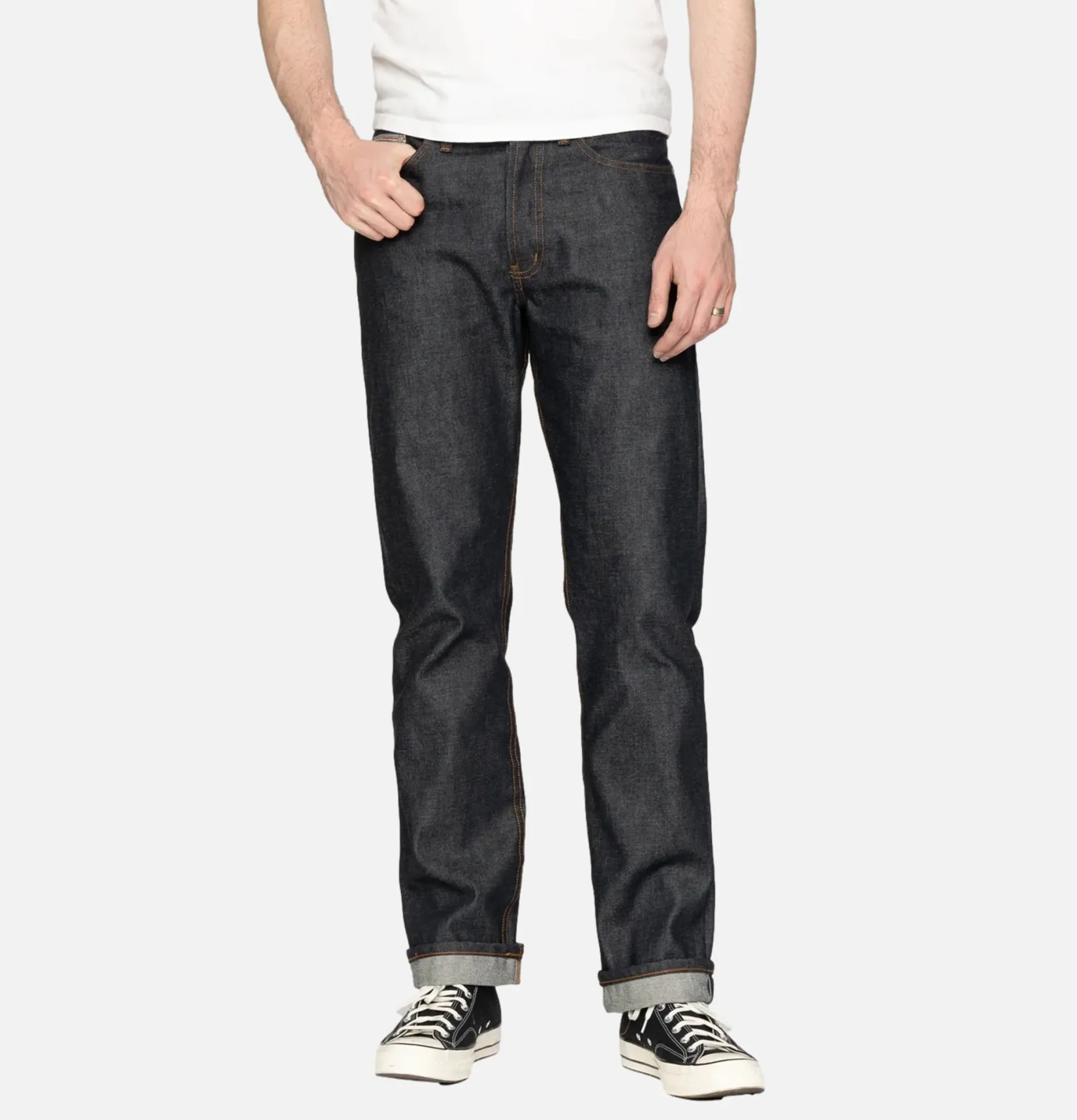 NAKED & FAMOUS Jeans<True Guy Dia De Los Muertos Indigo