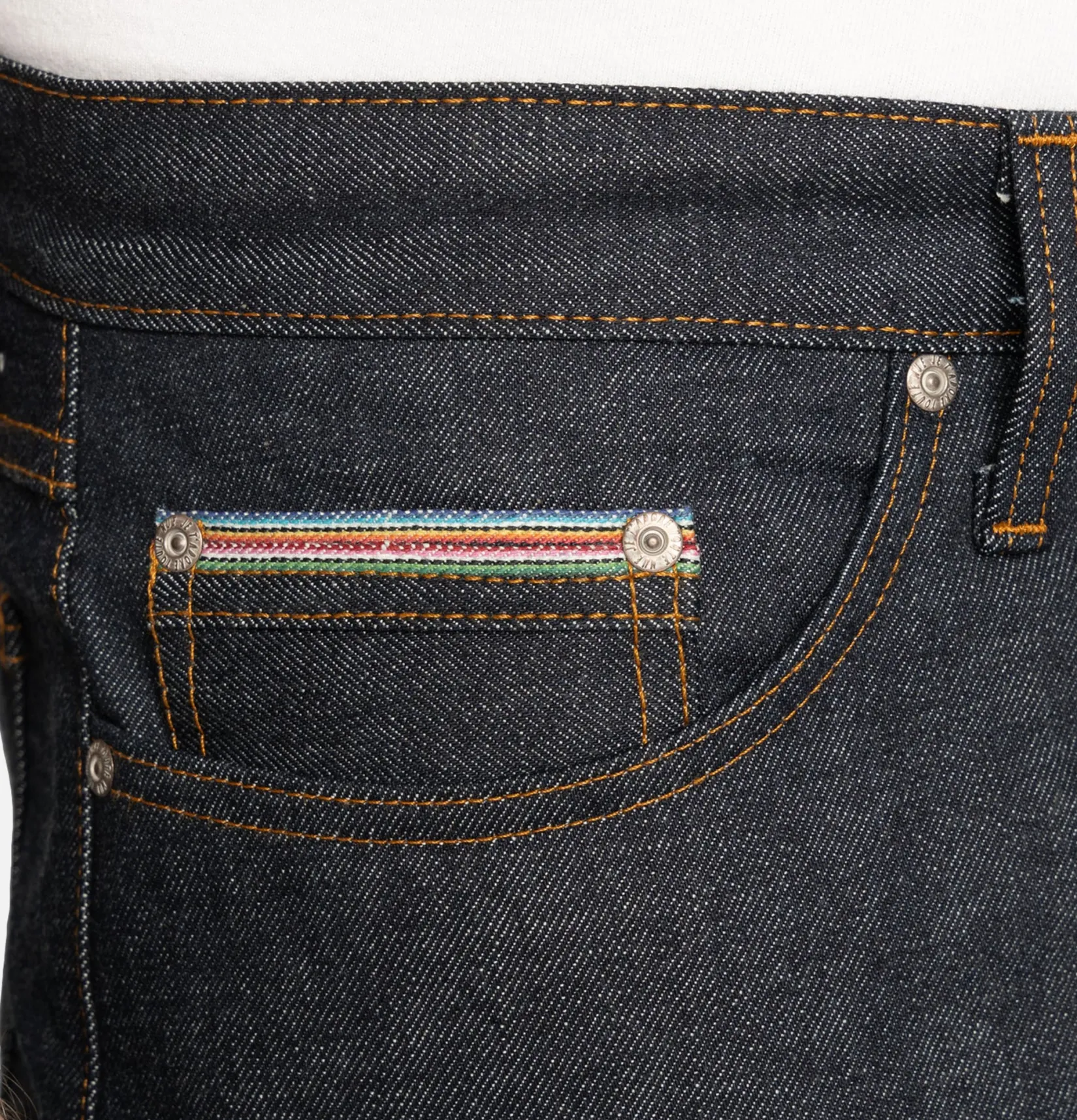 NAKED & FAMOUS Jeans<True Guy Dia De Los Muertos Indigo