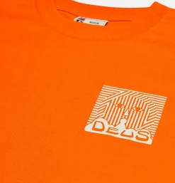 DEUS T-shirts<Uv Tee Orange Ochre