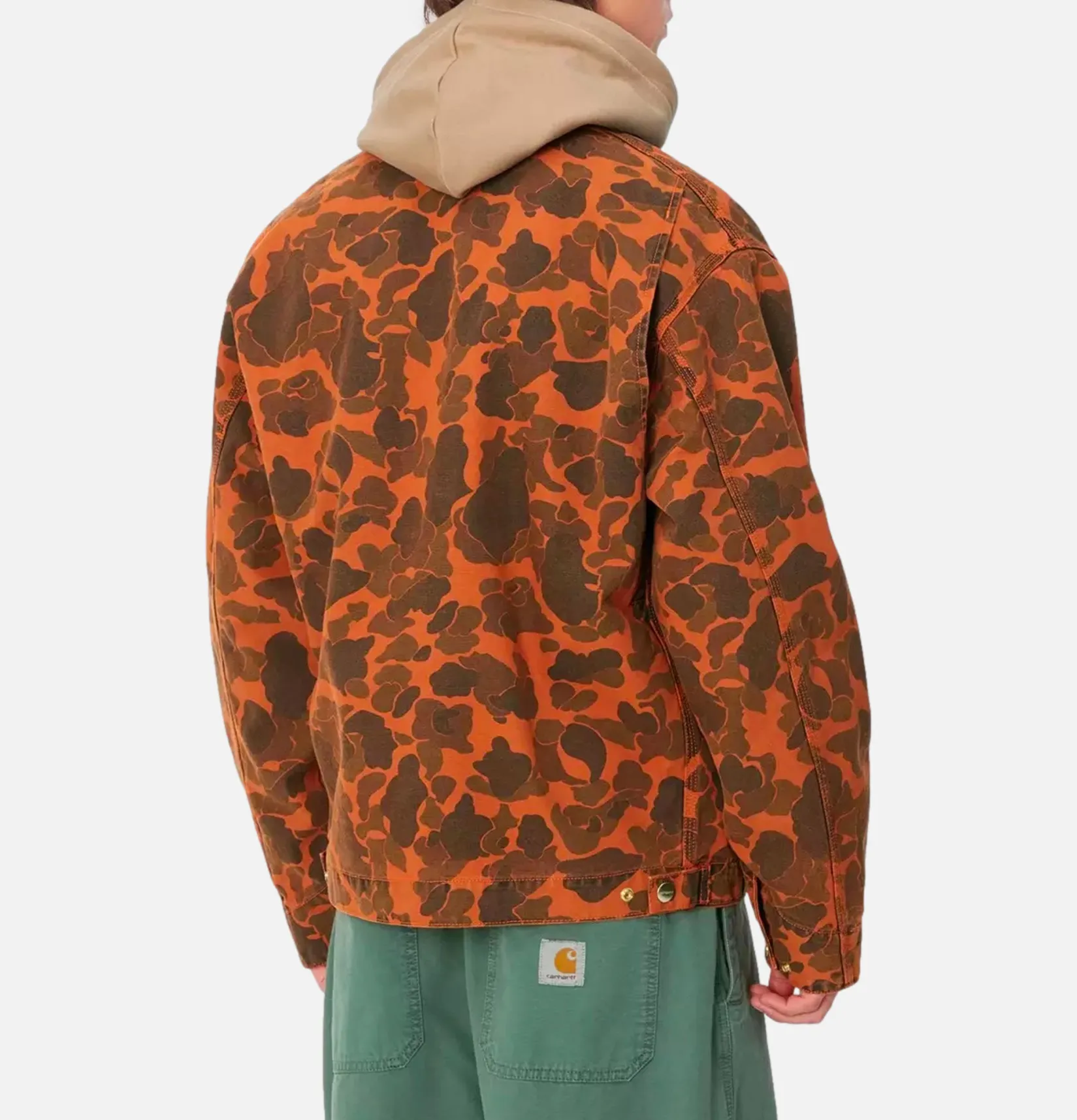 CARHARTT WIP Vestes<Veste Detroit Camo Duck Tumeric