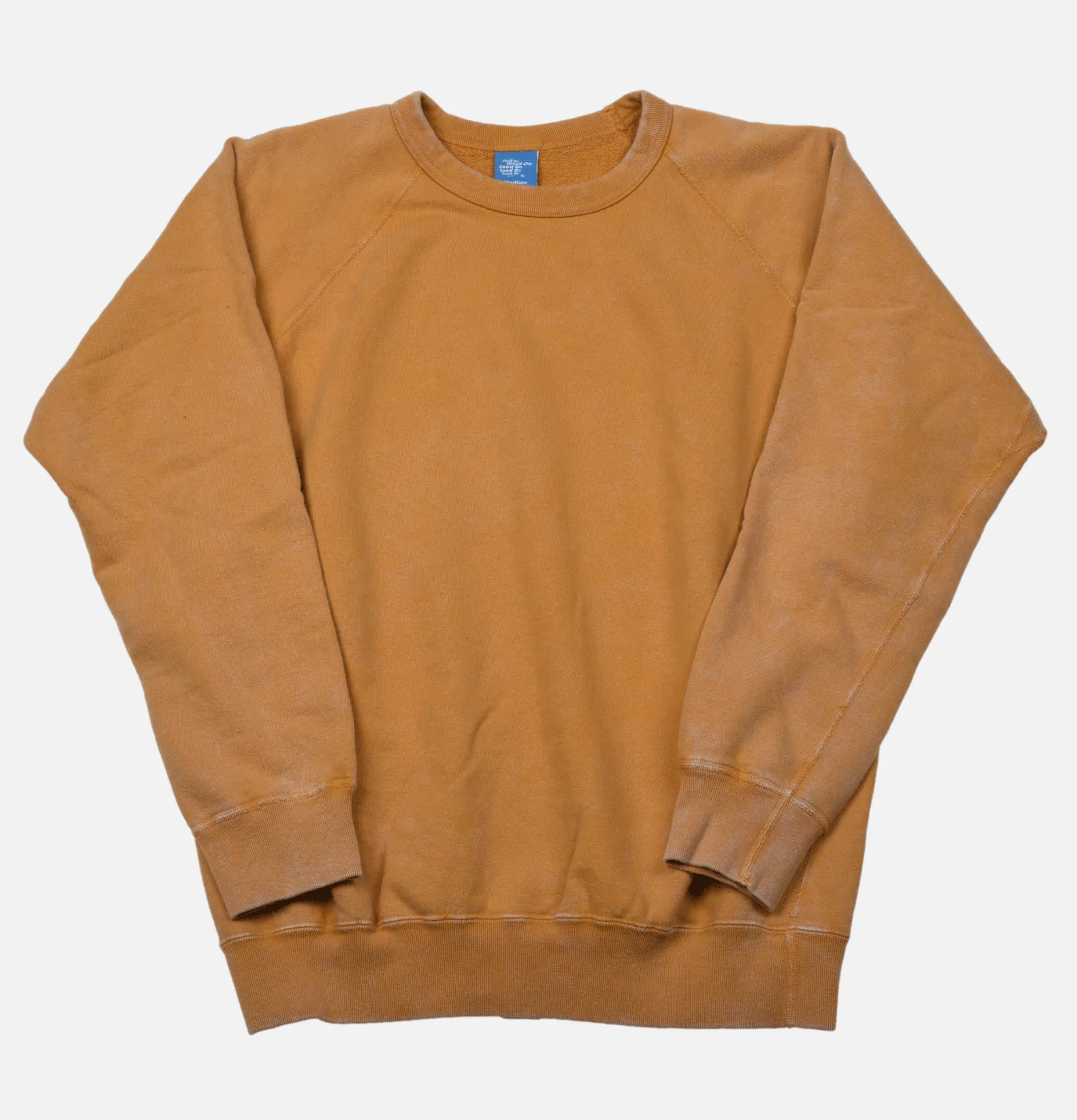 GOOD ON T-shirts<Vintage Dye Sweatshirt Moutarde